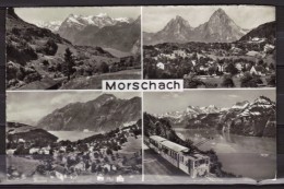 Morschach - Suisse - Carte Multivues - Tramway - Morschach