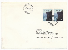 NORVEGE - Lot 12 Enveloppes - Affranchissements Divers Années 76 / 77 - Brieven En Documenten