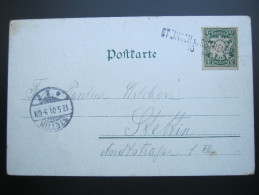 1901, STEINACH  ,    , Stempel Auf Karte - Storia Postale