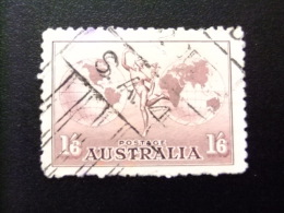 AUSTRALIA - AUSTRALIE - 1934 - VOLS TRANSOCÉANS - YVERT & TELLIER Nº PA 5 º FU - Oblitérés