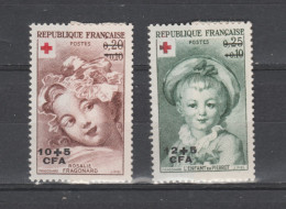 Reunion Cfa Croix Rouge 1962 N° 353 / 54  Neuf X X - Unused Stamps