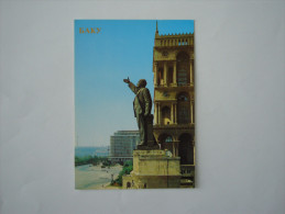 AZERBAIJAN   :BAKY  ,BAKU :     Monumennnnnt To V.I Lenin  ;Sculptor J.Kariagdy :architect L.Rudnev - Azerbaïjan