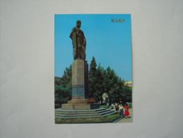 AZERBAIJAN   :BAKY  ,BAKU :      Monument To Nizami Gianjevi - Azerbeidzjan