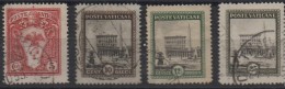 VATICANO  1933  Medaglioni Cent. 5-10.12-25 Usati / Used - Gebraucht