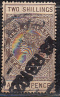 New  Zealand Used 2s6d, Perf., 12½, Fiscal , Revenue, - Postal Fiscal Stamps