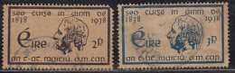 Ireland Used 1938, Set Of 2, Father Mathew, Cent., Of Temperance Crusade, Christianity, - Used Stamps