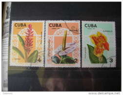 CUBA TIMBRE OBLITERE   YVERT N° 1780.1782 - Oblitérés