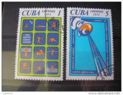 CUBA TIMBRE OBLITERE   YVERT N° 1633+1637 - Used Stamps