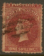 SOUTH AUSTRALIA 1876 1/- QV SG 83 U #JR43 - Gebraucht
