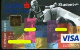 Czech Republic - Ceska Sporitelna - VISA - Rafting - Cartes De Crédit (expiration Min. 10 Ans)