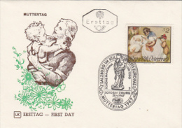 MOTHER'S DAY, COVER FDC, 1967, AUSTRIA - Mother's Day