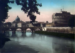 Roma - Ponte E Castel S.angelo - 265 - Formato Grande Non Viaggiata - Brücken
