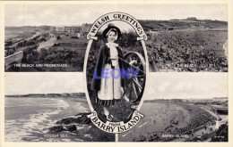 CPSM 9X14  D´ ANGLETERRE -   WELSH GREETINGS From BARRY ISLAND - Glamorgan