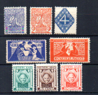1923   œuvres Culturelles, Entre 107 Et 161*, Cote 71 €, - Unused Stamps