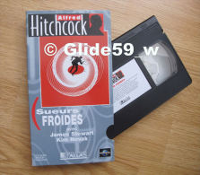 Alfred Hitchcock - Sueurs Froides - K7 Vidéo VHS Couleur - Version Française (Ed. Atlas) - Occasion - Action & Abenteuer