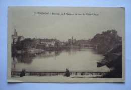 71 - GUEUGNON - Barrage De L'ARROUX Et Vue Du Grand Pont - Gueugnon