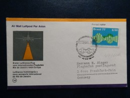 47/606  1° VOL  LUFTHANSA  1975 BRAZIL - Other & Unclassified