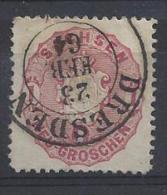 Germany (Sachsen) 1863 (o) Mi.16b - Sachsen