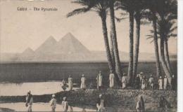 CP  CAIRO The Pyramids - Carte Animée Envoyée En 1916 - Pyramids