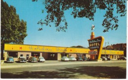 Memphis Tennessee, Holiday Inn Hotel, Autos,, C1950s Vintage Postcard - Memphis