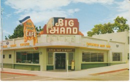 St. George Utah, Big Hand Cafe, Restaurant, Unusual Sign, C1950s Vintage Postcard - Autres & Non Classés