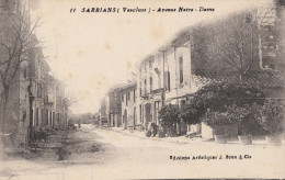 CPA - Sarrians - Avenue Notre Dame - Sarrians