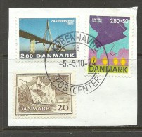 DENMARK Dänemark Danmark Briefausschnitt O 2014 - Usati