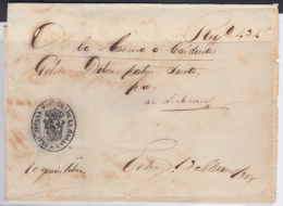 PREFI-218. CUBA SPAIN ESPAÑA. STAMPLESS. MARITIME MAIL. 1858. CORREO DE CABOTAJE.  LA HABANA A CARDENAS. SHIP “DOL - Préphilatélie