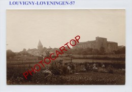 LOUVIGNY-LOVENINGEN-Carte Photo Allemande-Guerre 14-18-1WK-Frankreich-France-57- - Metz Campagne