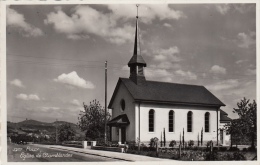 Pully Et Eglise De Chamblandes Sans Bétonnage D´aujourd´hui. Oblit. Huémoz 25.11.59 - Pully