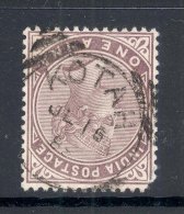 INDIA, Squared Circle Postmark ´KOTAH ´ On Q Victoria Stamp - 1882-1901 Imperium