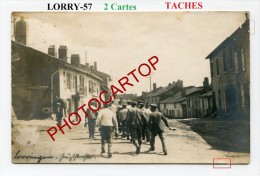 LORRINGEN-LORRY-MARDIGNY-2xCartes Photos Allemandes-Guerre 14-18-1WK-Frankreich-France-57-Feldpost- - Metz Campagne