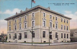 U S Post Office And Court House Florence South Carolina 1944 - Florence