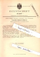 Original Patent - J.H. Roland à Jeumont , Nord , 1882 , Bouilloire Cuisson Portatif Pour La Lessive !! - Jeumont