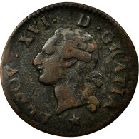 Monnaie, France, Louis XVI, Liard, Liard, 1782, Aix, TB, Cuivre, KM:585.15 - 1774-1791 Louis XVI