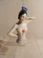 DEMI FIGURE / ESPAGNOLE ??? / PORCELAINE PEINTE / GERMANY / HT 10 - Sonstige & Ohne Zuordnung