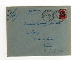 ALGERIE LETTRE DE  DOUERA POUR LOISY 1949 - Briefe U. Dokumente