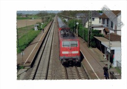 ALLEMAGNE - Müllheim  - TRAIN 111 054-3 - 2008 - GARE ANIMATION - Muellheim