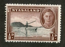 7523x   Nyasaland 1945  SG #144* Offers Welcome! - Nyassaland (1907-1953)