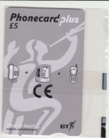 BT Phonecard Plus PPL10B, £5 BT Logo, Sealed Mint Phonecard, Scarcer Batch - BT Phonecard Plus