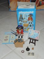 Playmobil En Boite N°4293 - Capitaine Pirate Avec Carte En Boite Et Notice - Playmobil