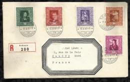 LIECHTENSTEIN . LETTRE RECOMMANDEE POUR LA FRANCE LE : 17. V. 49 . - Brieven En Documenten