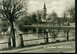 See Kreis Niesky Dorfteich Mit Kirche 1974 Sw - Niesky