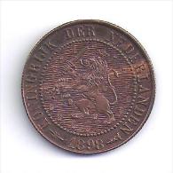 PAYS BAS - 2 1/2 CENT   1898 - 2.5 Cent