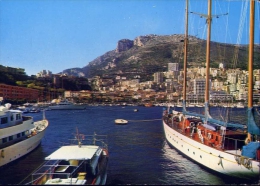 Monaco - Le Port - Le Palais Princier Et La Tete De Chien - 45 - Formato Grande Non Viaggiata - Haven