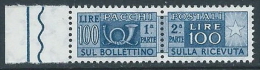 1955-79 ITALIA PACCHI POSTALI STELLE 100 LIRE MNH ** - JU59-9 - Colis-postaux