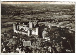 CPSM BRETENOUX (Lot) - Chateau De Castelnau Vue Aérienne - Bretenoux