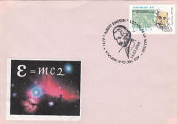 9309- ALBERT EINSTEIN, SCIENTIST, SPECIAL COVER, 2004, ROMANIA - Albert Einstein