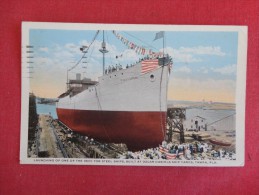 Launch Of One Of 9,600  Steel  Ships Built At Oscar Daniels Ship Yards  Florida> Tampa   ---- --ref 1643 - Tampa