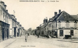 Ressons Sur Matz - La Grande Rue - Ressons Sur Matz